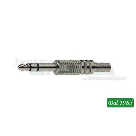 SPINA JACK 6,5 STEREO METALLICO