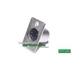 SPINA MICROFONICA XLR DA PANNELLO 4 POLI