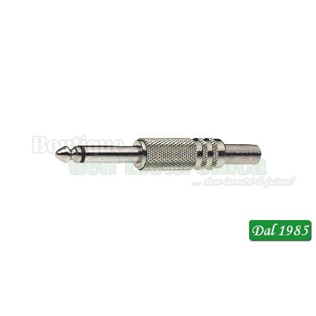 SPINA MONO JACK 6,3 MM METALLICA