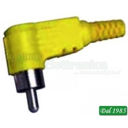 SPINA RCA 90° GIALLO