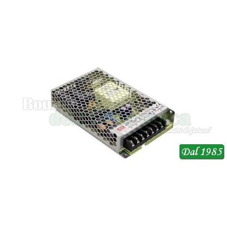 ALIMENTATORE A BASSO PROFILO CON MORSETTI A VITE 12V-12,5A-150W