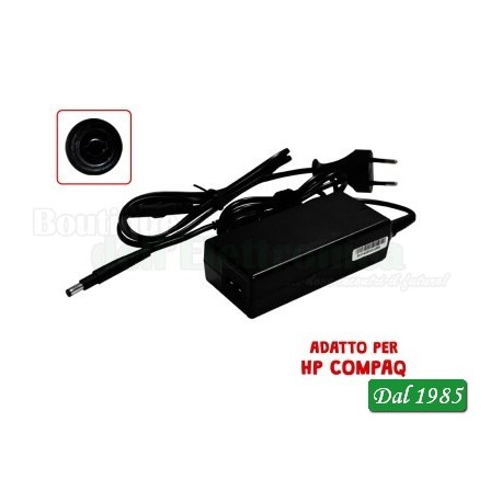 ALIMENTATORE HP COMPAQ 19,5 VOLT 3,3 AMPER 65 WATT