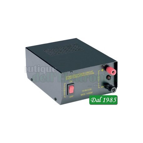 ALIMENTATORE STABILIZZATO 13,8 VOLT 5 AMPER