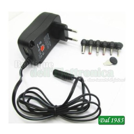 ALIMENTATORE UNIVERSALE 3..12V 18W+USB 5V 1A