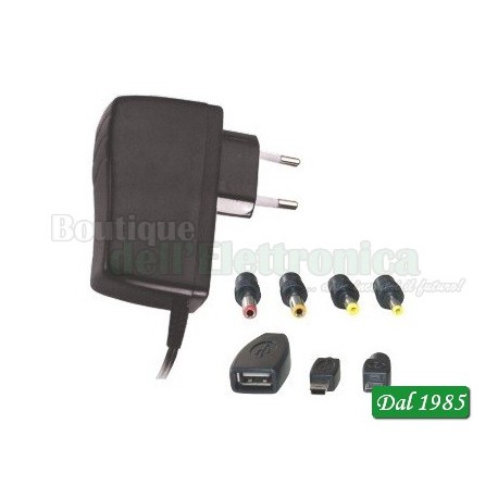 ALIMENTATORE UNIVERSALE SWITCH+8 PLUG
