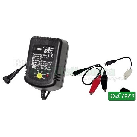 CARICABATTERIE PER PACCHI BATTERIA NI-CD/NI-MH DA 1,2 VOLT A 12 VOLT AUTOMATICO