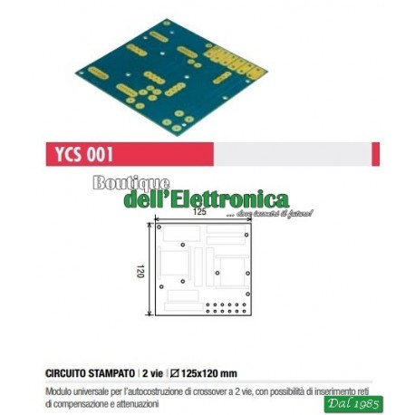 CIRCUITO STAMPATO 125X120 CIARE