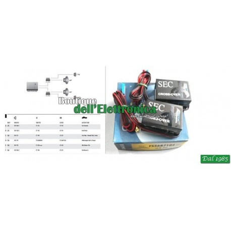 CROSS-OVER CIARE 100W 8 OHM PER TWEETER SEC
