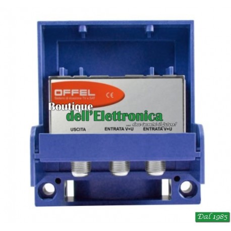 AMPLIFICATORE DA PALO OFFEL (28-010) VHF MISCELATO UHF 25dB