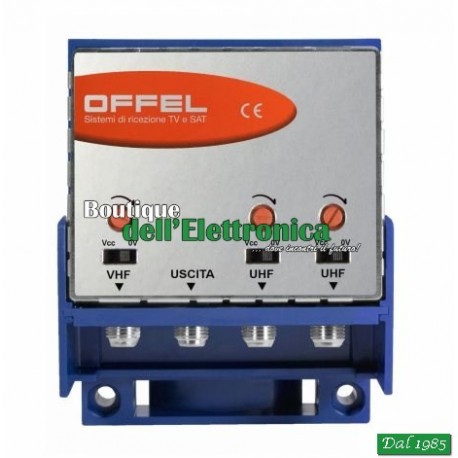 AMPLIFICATORE DA PALO OFFEL (28-070) 3 INGR V-U-U - 20/22DB 100mA 12V