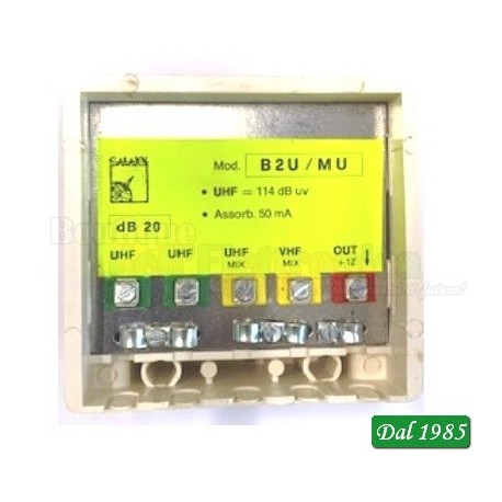 AMPLIFICATORE DA PALO UHF20dB