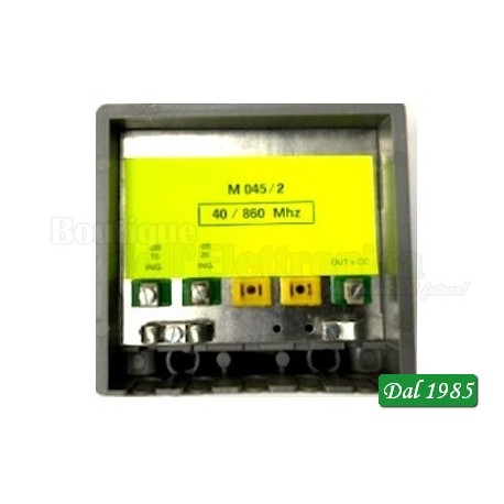 AMPLIFICATORE TV 2 INGR. LOG 40-860Mhz