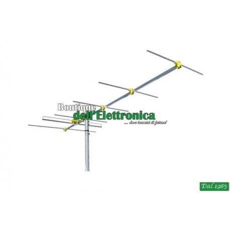 ANTENNA OFFEL BANDA 3 VHF 6 ELEMENTI GIALLA