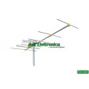 ANTENNA OFFEL BANDA 3 VHF 6 ELEMENTI GIALLA