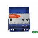 CENTRALINO PER ESTERNO INGRESSO VHF 21/34 36/60 21/60 GUADAGNO 30dB 12 V 100MA