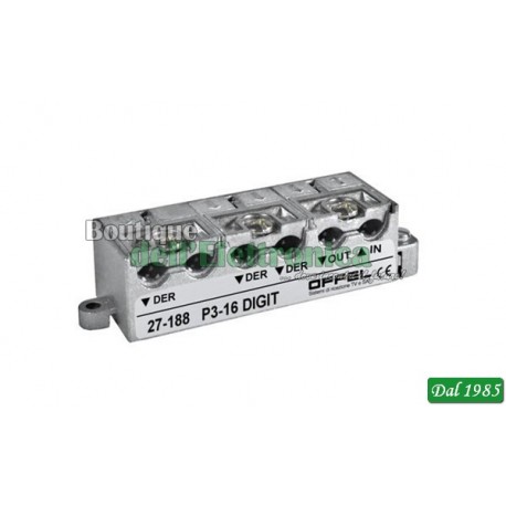 DERIVATORE 3 VIE 16DB