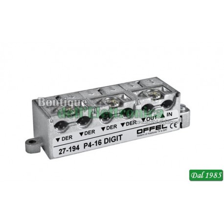 DERIVATORE 4 VIE 16DB