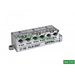 DERIVATORE 4 VIE 20DB