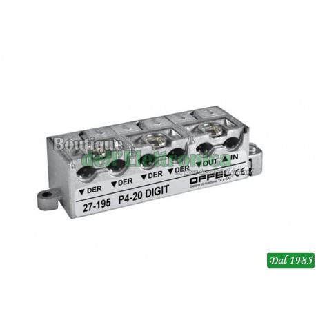 DERIVATORE 4 VIE 20DB