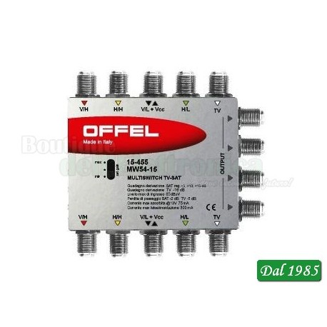 MULTISWITCH REGOLABILE 5IN - 4 DERIVATE MW54-15