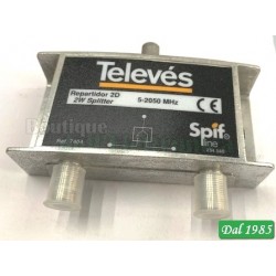 RIPARTITORE 2D SPLITTER 5-2050Mhz