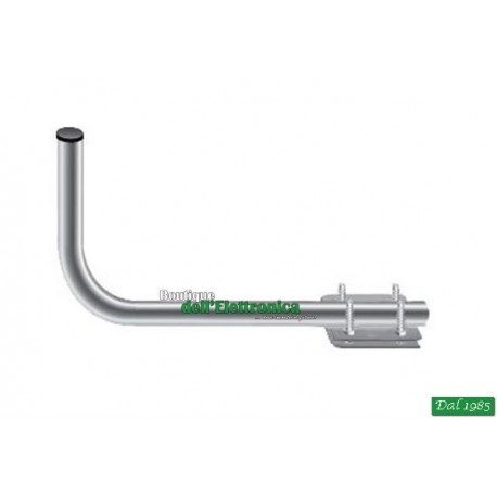STAFFA A RINGHIERA CURVO 46 CM