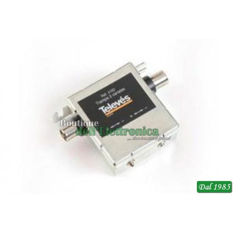 TRAPPOLA IEC BI/FM/BIII/UHF 2 CANALI TVV 4162 TELEVES