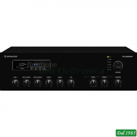 AMPLIMIXER 100V CON MP3 TUNER E BT