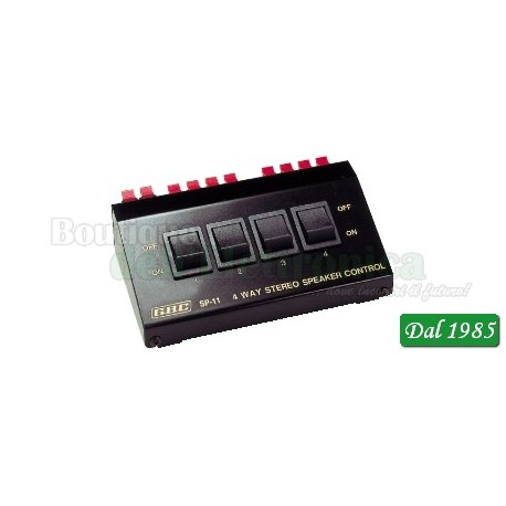 COMMUTATORE 1 INGRESSO STEREO 4 USCITE STEREO