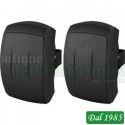 COPPIA CASSE ACUSTICHE 8 OHM 50W IP 55 NERO