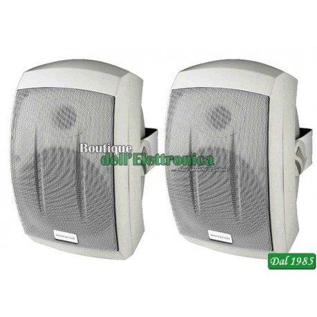 COPPIA CASSE ACUSTICHE 8 OHM 50W IP55 BIANCO