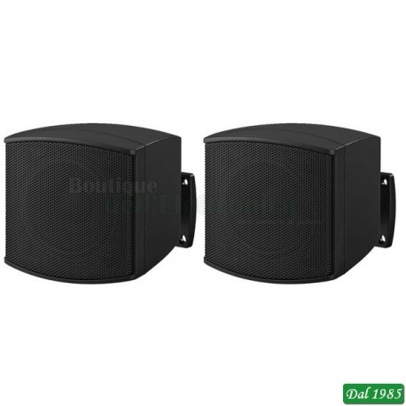 COPPIA MINI ALTOPARLANTI 8 OHM 20W. NERO