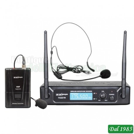 KIT RADIOMICROFONO AD ARCHETTO VHF 197,15 MHZ (TXZZ113)