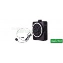 MINIAMPLIFICATORE PORTATILE RICARICABILE CON MICROFONO