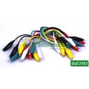 KIT 10 CAVETTI COLORATI CON PINZE A COCCODRILLO