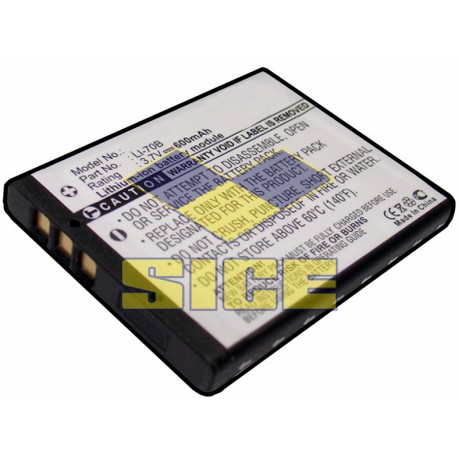 BATTERIA LITIO FITS PER OLYMPUS LI-70B 3,7 V 600 MAH