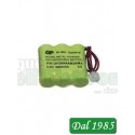 BATTERIE RICARICABILI NI-MH 3,6 VOLT 40 MAH PER CORDLES