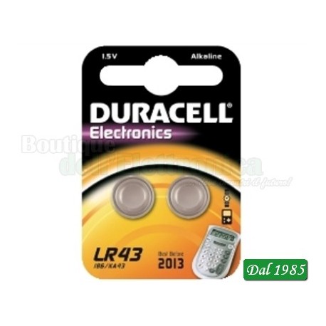 PILA ALKALINA - MANGANESE LR 43 DURACELL