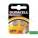 PILA ALKALINA - MANGANESE LR 43 DURACELL