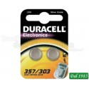 PILA ALL'OSSIDO DI ARGENTO DL 357/303 DURACELL