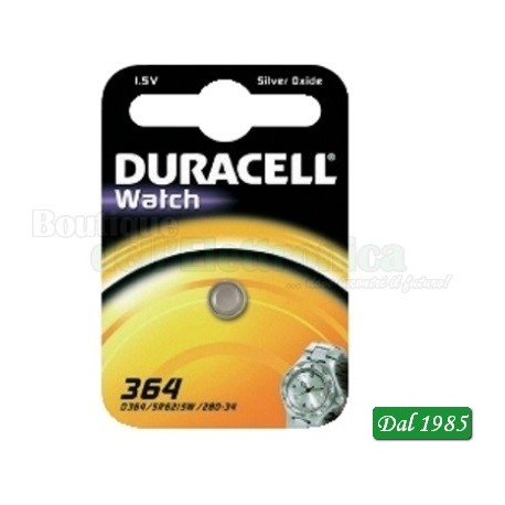 PILA ALL\'OSSIDO DI ARGENTO DL 364 DURACELL