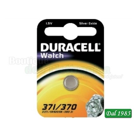 PILA ALL\'OSSIDO DI ARGENTO DL 370/371 DURACELL
