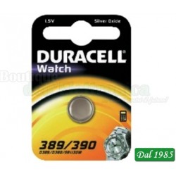 PILA ALL'OSSIDO DI ARGENTO DL 389/390 DURACELL