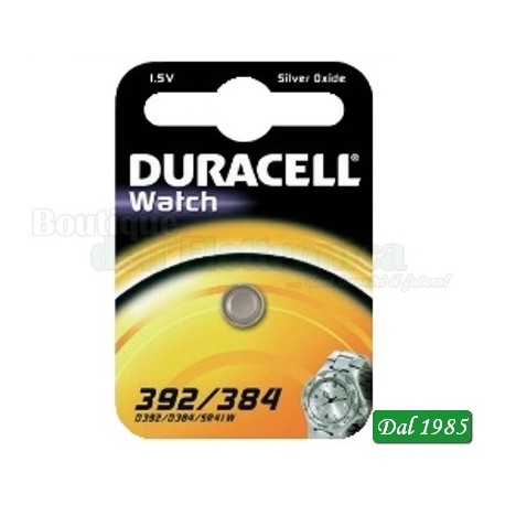 PILA ALL\'OSSIDO DI ARGENTO DL 392-384 DURACELL