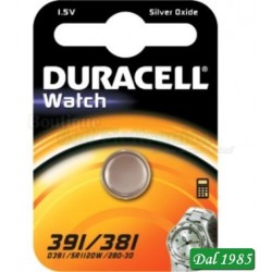 PILA ALL'OSSIDO DI ARGENTO DL391/381 DURACELL