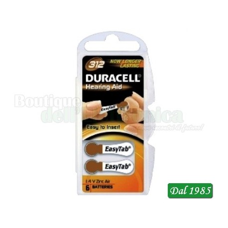 PILE ACUSTICA DURACELL DA 312
