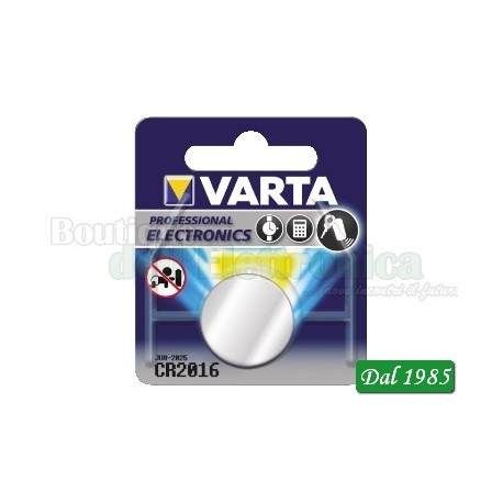 PILE AL LITIO CR2016 VARTA