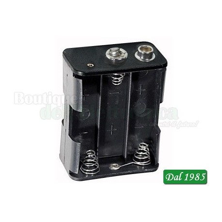 PORTAPILE PER 6 STILO (AA - UM3)