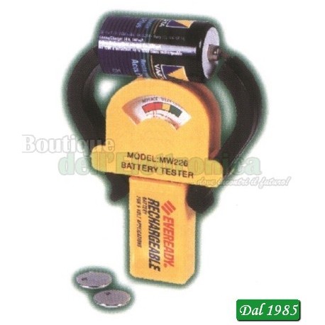 TESTER PER BATTERIE AA - AAA - C - D - 9V