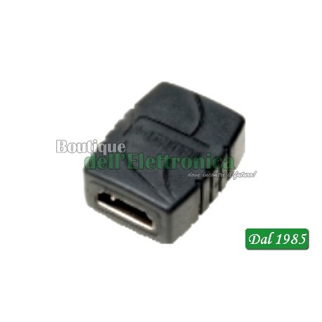 ADATTATORE HDMI HIGH SPEED CON ETHERNET PRESA / PRESA